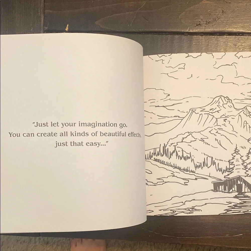 Bob Ross Coloring Book - Picture 4 of 8
